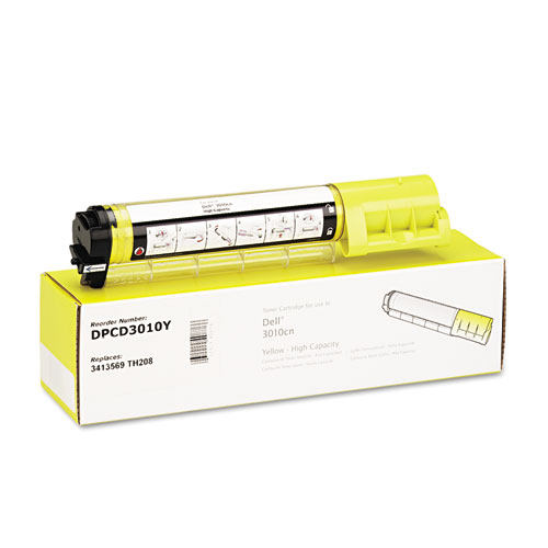 Image of Compatible 341-3569 High-Yield Toner, 4,000 Page-Yield, Yellow
