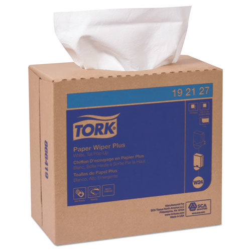 Tork® Multipurpose Paper Wiper, 13.8 x 8.5, White, 400/Pack, 12 Packs/Carton