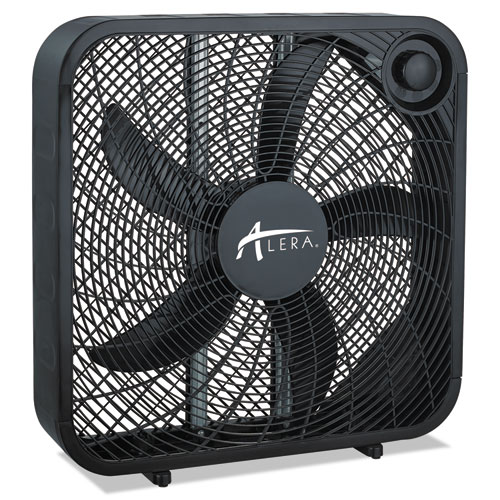 Image of Alera® 3-Speed Box Fan, Black