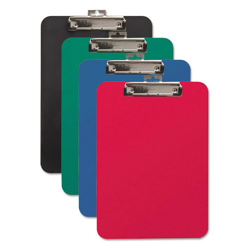 Unbreakable Recycled Clipboard, 1/2" Capacity, 8 1/2 x 11, Black