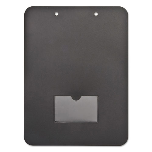 Image of Mobile Ops® Unbreakable Recycled Clipboard, 0.5" Clip Capacity, Holds 8.5 X 11 Sheets, Black