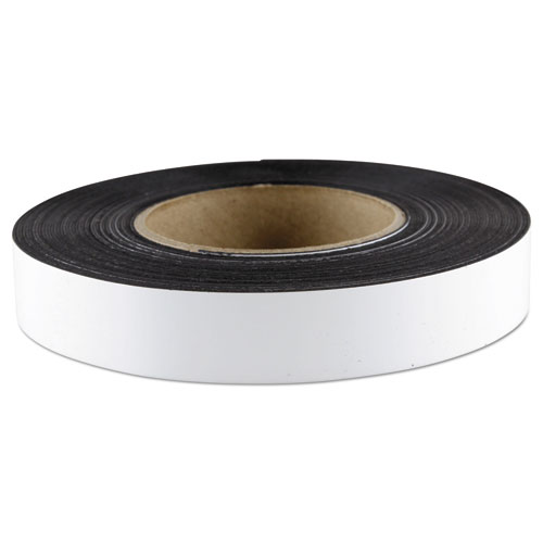 Image of Zeus® Dry Erase Magnetic Label Tape, 1" X 50 Ft, White