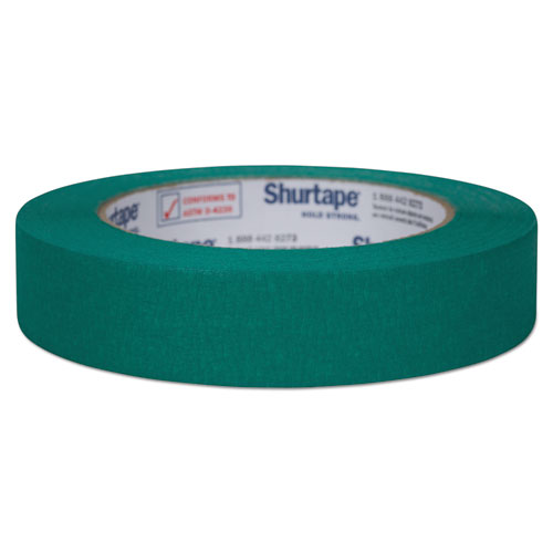 Duck® Color Masking Tape, 3" Core, 0.94" X 60 Yds, Green