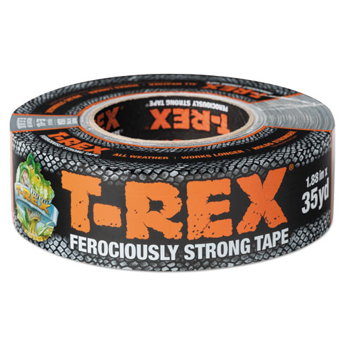 T-REX® Duct Tape, 3" Core, 1.88" x 35 yds, Black