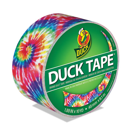 Colored Duct Tape, 3" Core, 1.88" x 10 yds, Multicolor Love Tie Dye
