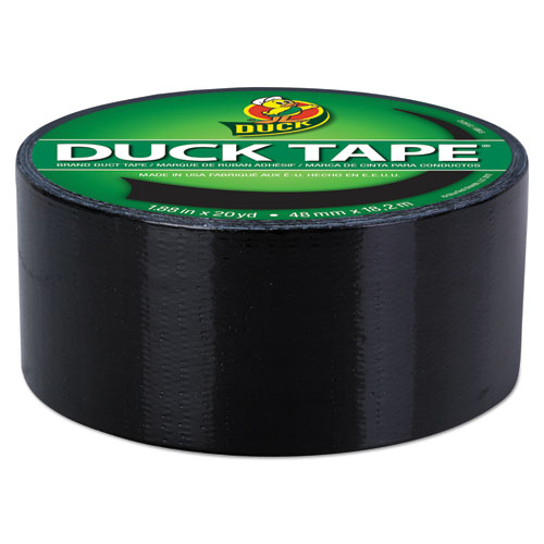 Image of Duck® Colored Duct Tape, 3" Core, 1.88" X 20 Yds, Black