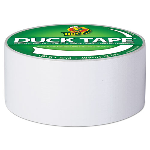 Image of Duck® Colored Duct Tape, 3" Core, 1.88" X 20 Yds, White