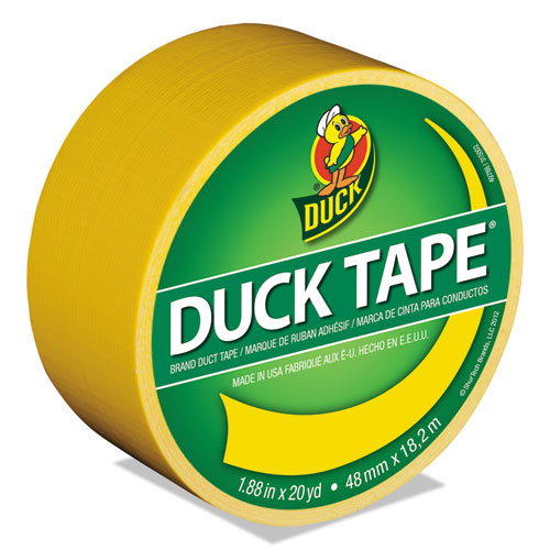 Image of Duck® Colored Duct Tape, 3" Core, 1.88" X 20 Yds, Yellow