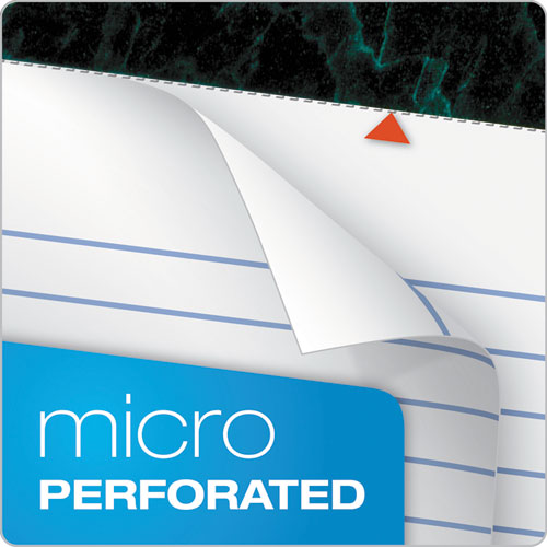Docket Ruled Perforated Pads, Wide/Legal Rule, 50 White 8.5 x 14 Sheets, 12/Pack
