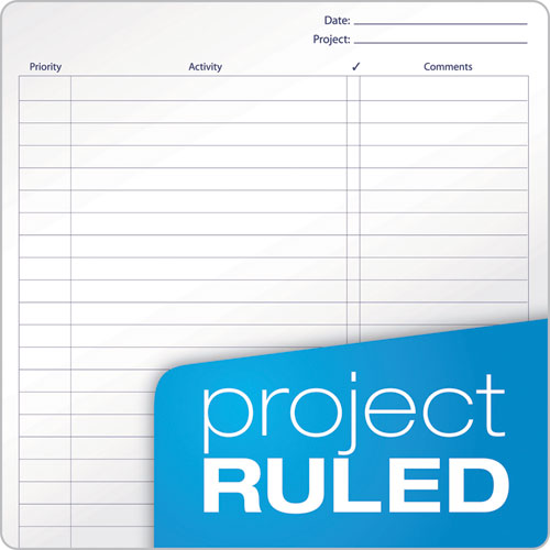 Image of Docket Gold Project Planner, 1 Subject, Project-Management Format, Narrow Rule, Bronze Poly Cover, 8.5 x 6.75, 70 Sheets