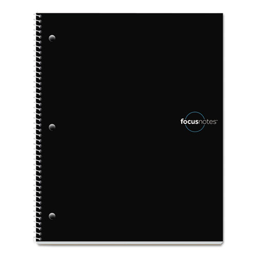 FocusNotes Notebook, 1-Subject, Lecture/Cornell Rule, Blue Cover, (100) 11 x 9 Sheets