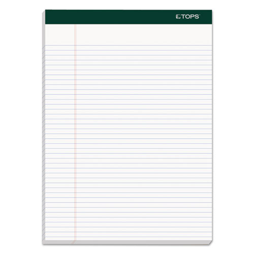 TOPS™ Double Docket Ruled Pads, Narrow Rule, 100 White 8.5 x 11.75 Sheets, 4/Pack