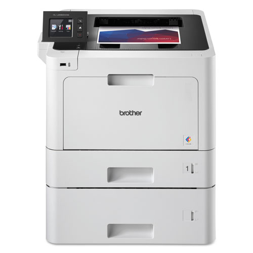 HLL8360CDWT BUSINESS COLOR LASER PRINTER WITH DUPLEX PRINTING, WIRELESS NETWORKING AND DUAL TRAYS