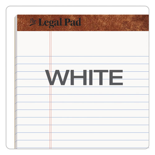 Image of Tops™ "The Legal Pad" Ruled Perforated Pads, Wide/Legal Rule, 50 White 8.5 X 11.75 Sheets, Dozen