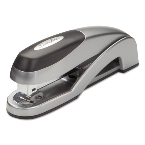 Optima Full Strip Desk Stapler, 25-Sheet Capacity, Silver | by Plexsupply