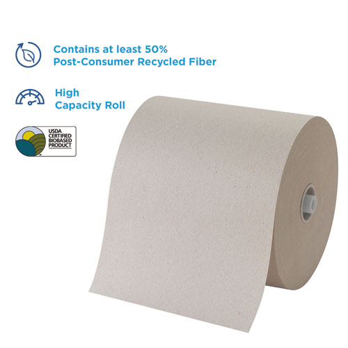 Pacific Blue Ultra Paper Towels, Natural, 7.87 x 1150 ft, 6 Roll/Carton