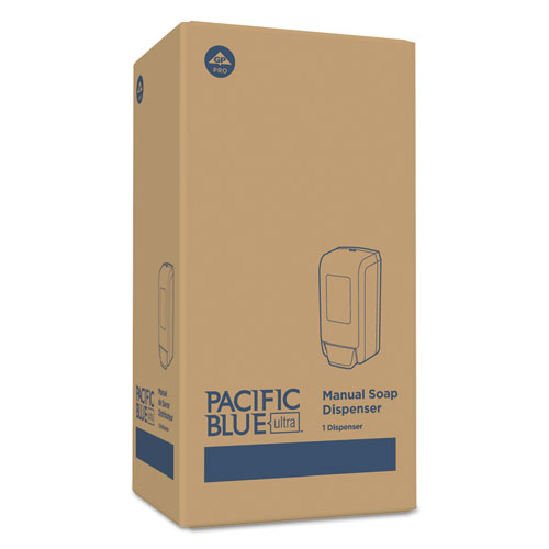 Image of Georgia Pacific® Professional Pacific Blue Ultra Soap/Sanitizer Dispenser 1,200 Ml Refill, 5.6 X 4.4 X 11.5, Black