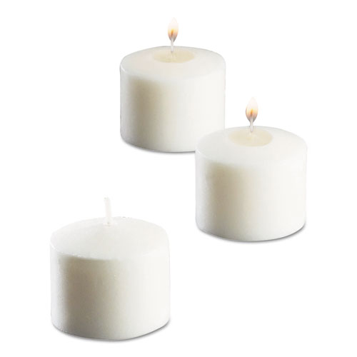 Image of Food Warmer Votive Candles, 10 Hour Burn, 1.46"d x 1.33'h, White, 288/Carton