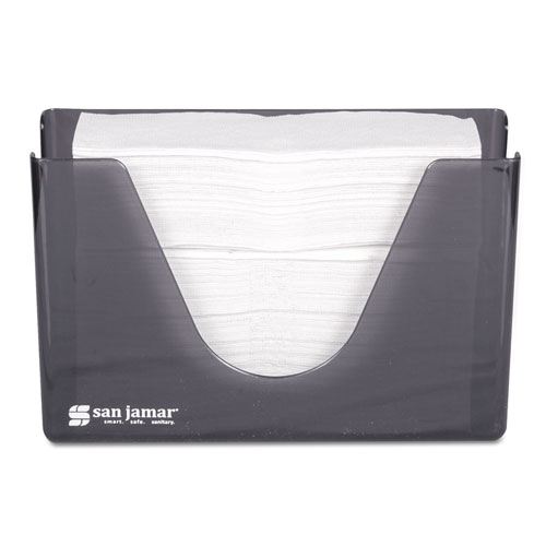 Countertop Folded Towel Dispenser, 11 x 4.38 x 7, Black Pearl