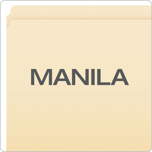 Image of Pendaflex® Manila File Folders, Straight Tabs, Legal Size, 0.75" Expansion, Manila, 100/Box