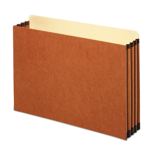Image of Pendaflex® File Cabinet Pockets, 3.5" Expansion, Legal Size, Redrope, 10/Box