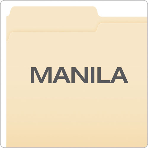 Image of Pendaflex® Manila Fastener Folders, 1/3-Cut Tabs, 1 Fastener, Legal Size, Manila Exterior, 50/Box