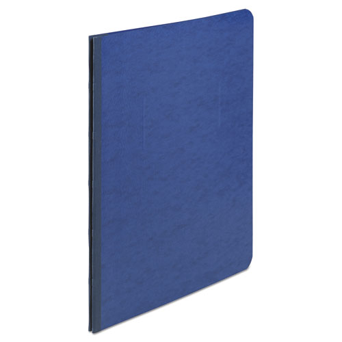 Image of PRESSTEX Report Cover with Tyvek Reinforced Hinge, Side Bound, Two-Piece Prong Fastener, 3" Capacity, 8.5 x 11, Dark Blue