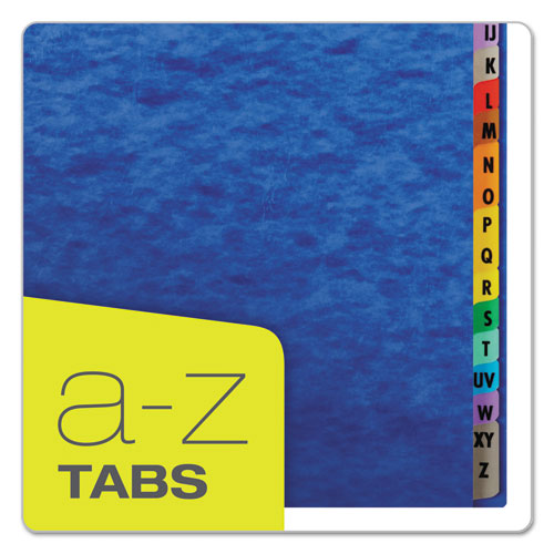 Image of Expanding Desk File, 23 Dividers, Alpha Index, Letter Size, Blue Cover