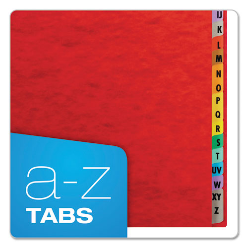 Image of Expanding Desk File, 23 Dividers, Alpha Index, Letter Size, Red Cover