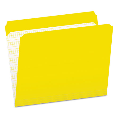 Reinforced Top Tab Colored File Folders, Straight Tabs, Letter Size, 0.75  Expansion, Lavender, 100/Box