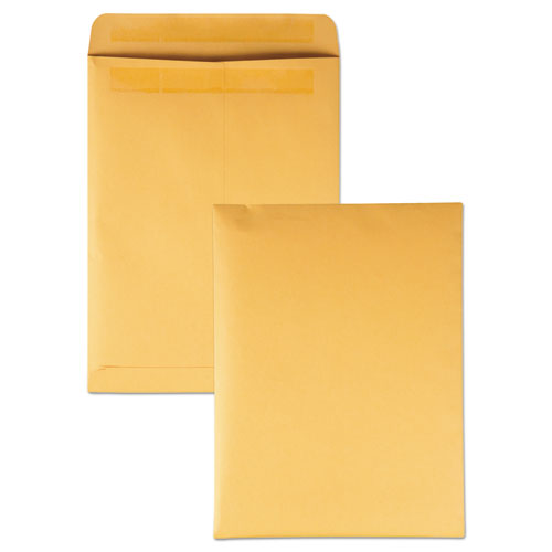 Quality Park™ Redi-Seal Catalog Envelope, #10 1/2, Cheese Blade Flap, Redi-Seal Adhesive Closure, 9 X 12, Brown Kraft, 250/Box