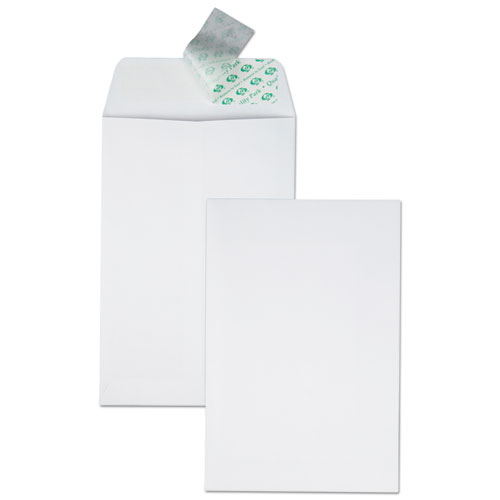 Image of Quality Park™ Redi-Strip Catalog Envelope, #1, Cheese Blade Flap, Redi-Strip Adhesive Closure, 6 X 9, White, 100/Box