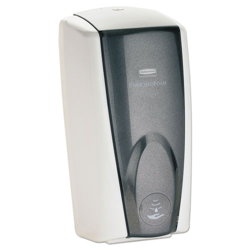 Rubbermaid® Commercial AutoFoam Touch-Free Dispenser, 1,100 mL, 5.18 x 5.25 x 10.86, Black/Black Pearl, 10/Carton
