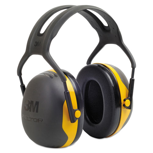 3M™ PELTOR X2 Earmuffs, 24 dB NRR, Yellow/Black