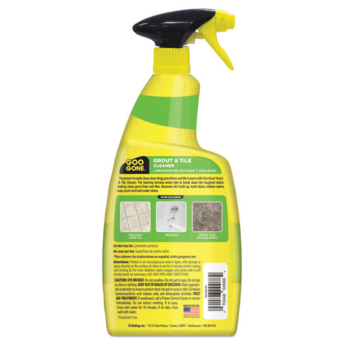 Image of Grout and Tile Cleaner, Citrus Scent, 28 oz Trigger Spray Bottle, 6/CT