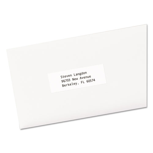 Avery® Copier Mailing Labels, Copiers, 1 X 2.81, White, 33/Sheet, 500 Sheets/Box