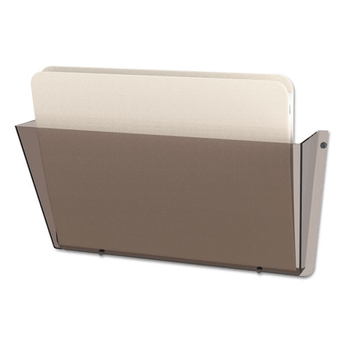 Image of Deflecto® Unbreakable Docupocket Wall File, Letter Size, 14.5" X 3" X 6.5", Smoke