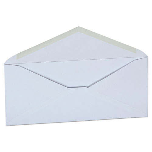 Office Impressions® White Envelope, #10, Commercial Flap, Gummed Closure, 4.13 X 9.5, White, 500/Box
