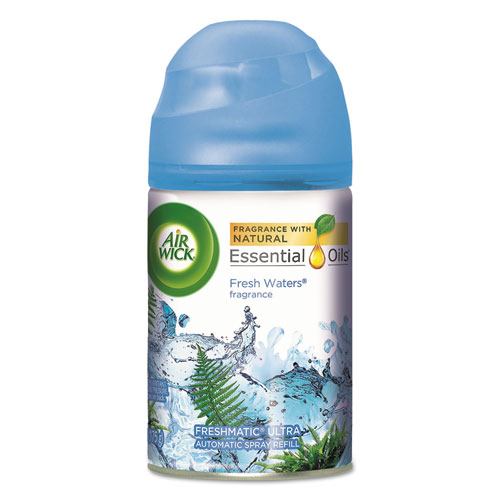 Freshmatic Ultra Automatic Spray Refill, Fresh Waters, Aerosol 5.89 oz, 6/Carton | by Plexsupply