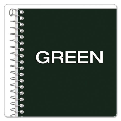 Image of Oxford™ Earthwise By Oxford Recycled One-Subject Notebook, Narrow Rule, Green Cover, (80) 8 X 5 Sheets