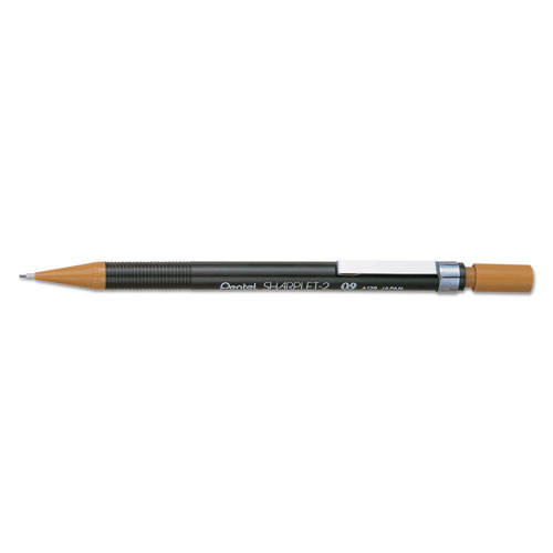Pentel® Sharplet-2 Mechanical Pencil, 0.9 Mm, Hb (#2.5), Black Lead, Brown Barrel