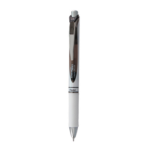 Lenen Wereldrecord Guinness Book Toestemming Pentel® EnerGel RTX Gel Pen, Retractable, Fine 0.5 mm Needle Tip, Black  Ink, White/Black Barrel | UNIQUE PRODUCTS