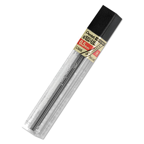 C505-HB Black HB One tube Pentel Super Hi-Polymer Lead Refill 0.5mm 