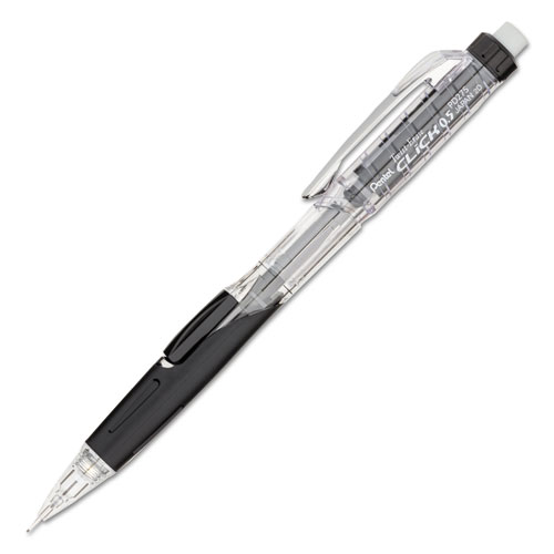Twist-Erase CLICK Mechanical Pencil, 0.5 mm, HB (#2.5), Black Lead, Black Barrel