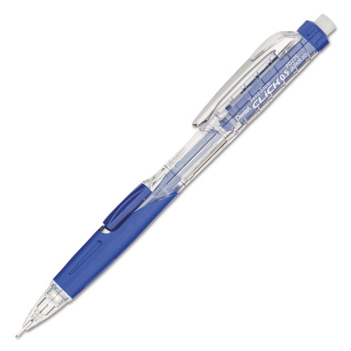 Twist-Erase CLICK Mechanical Pencil, 0.5 mm, HB (#2.5), Black Lead, Blue Barrel