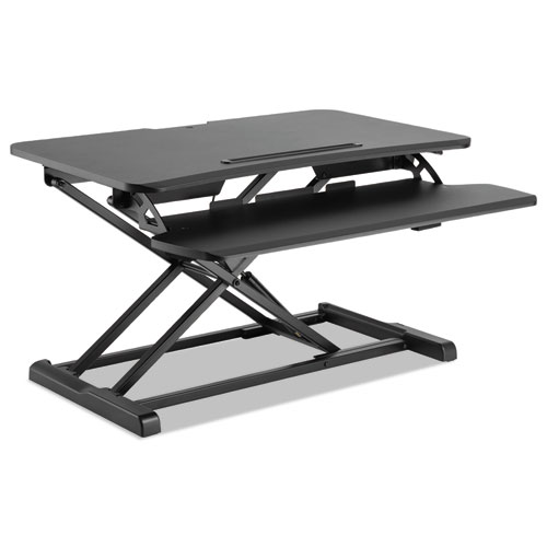 Alera® AdaptivErgo Sit-Stand Workstation, 31.5" x 26.13" x 4.33" to 19.88", Black