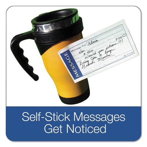 Write 'n Stick Phone Message Pad, 2 3/4 x 4 3/4, Two-Part Carbonless, 200 Forms