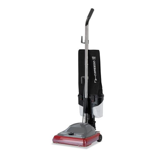Image of Sanitaire® Tradition Upright Vacuum Sc689A, 12" Cleaning Path, Gray/Red/Black
