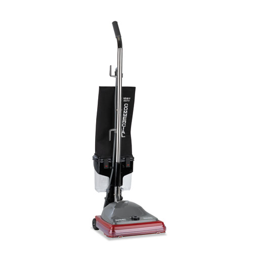 Image of Sanitaire® Tradition Upright Vacuum Sc689A, 12" Cleaning Path, Gray/Red/Black