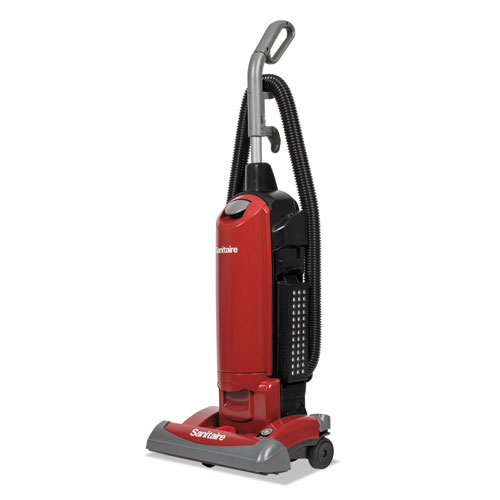 Image of FORCE QuietClean Upright Vacuum SC5815D, 15" Cleaning Path, Red